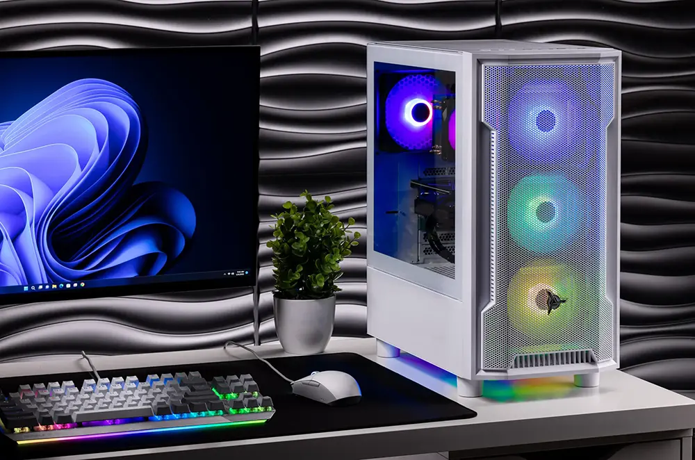 Windowsデスクトップ Monarch ZK tesmart-dks203-m24-usbk-triple