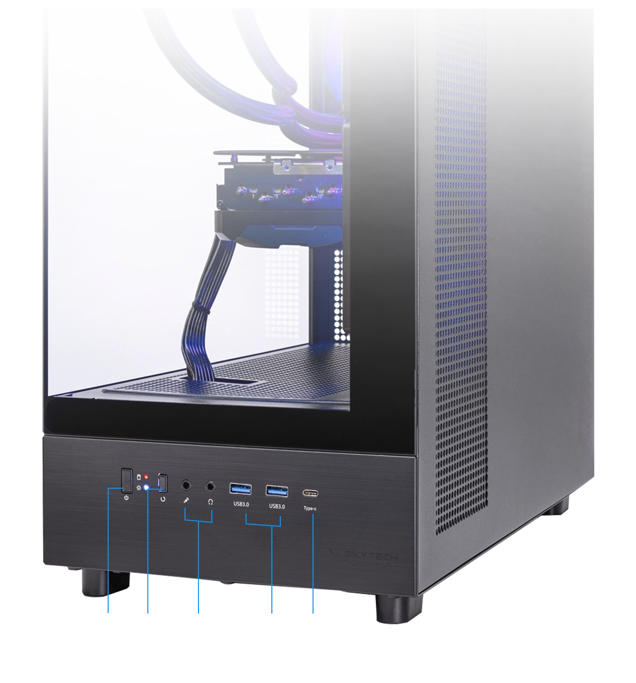 Azure 3 Front I/O design.