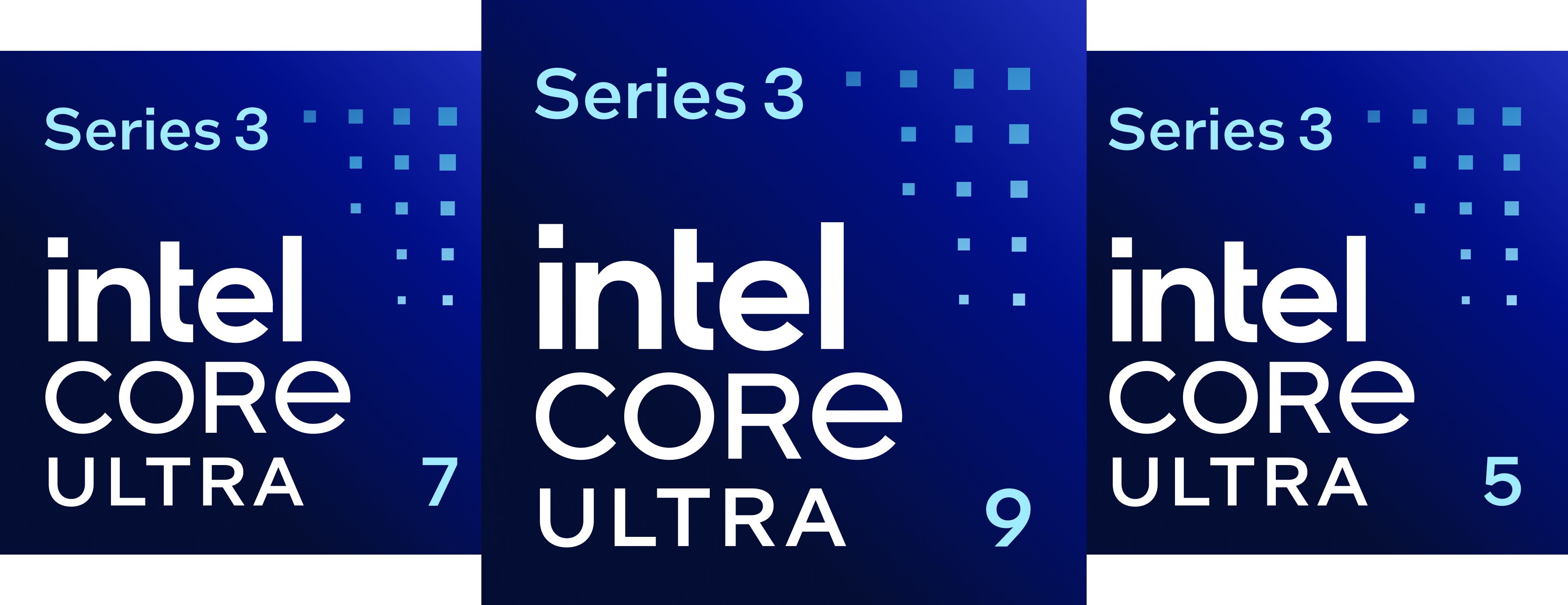 Intel Core Ultra 5 7 9 Family Badge