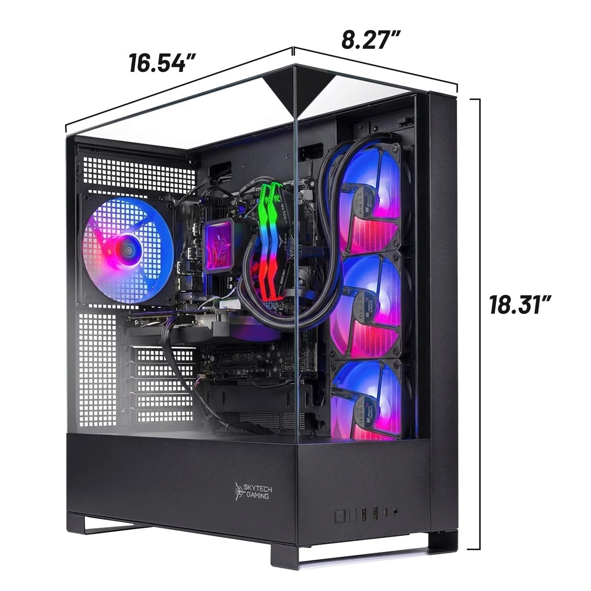 Shadow 5 Gaming PC - AMD AMD Ryzen 7 7700X, Nvidia Nvidia RTX 5070 12GB - Thumbnail 2