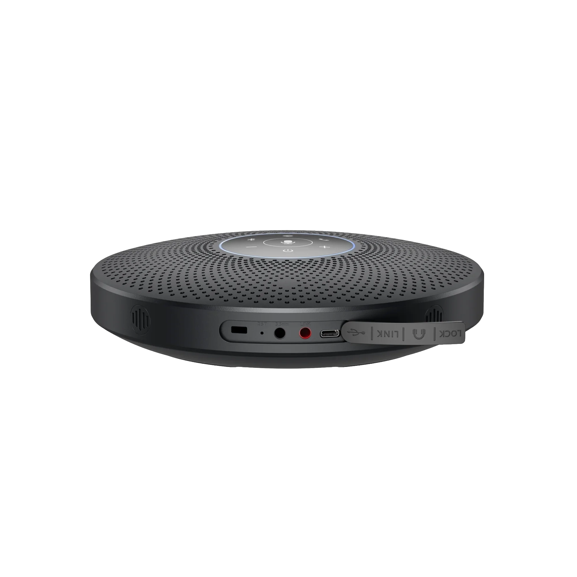 eMeet M2 Max Wired/Wireless Bluetooth Speakerphone - Black, Gray - 4 x Directional Microphone(s) - 45 mm Speaker(s) - Thumbnail 3