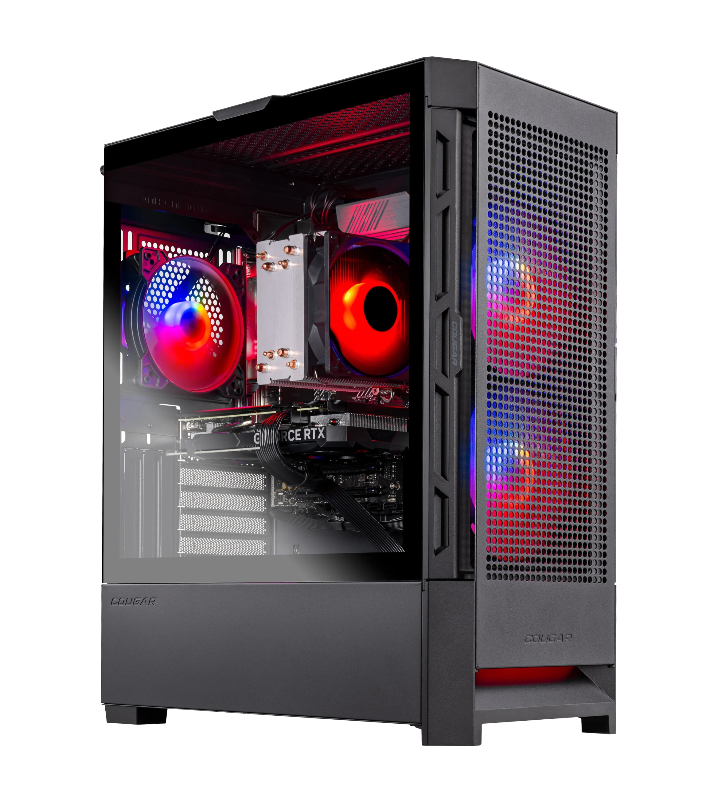 Skytech Gaming PC front view - Intel i5 14400F, Nvidia RTX 4060 - Front View