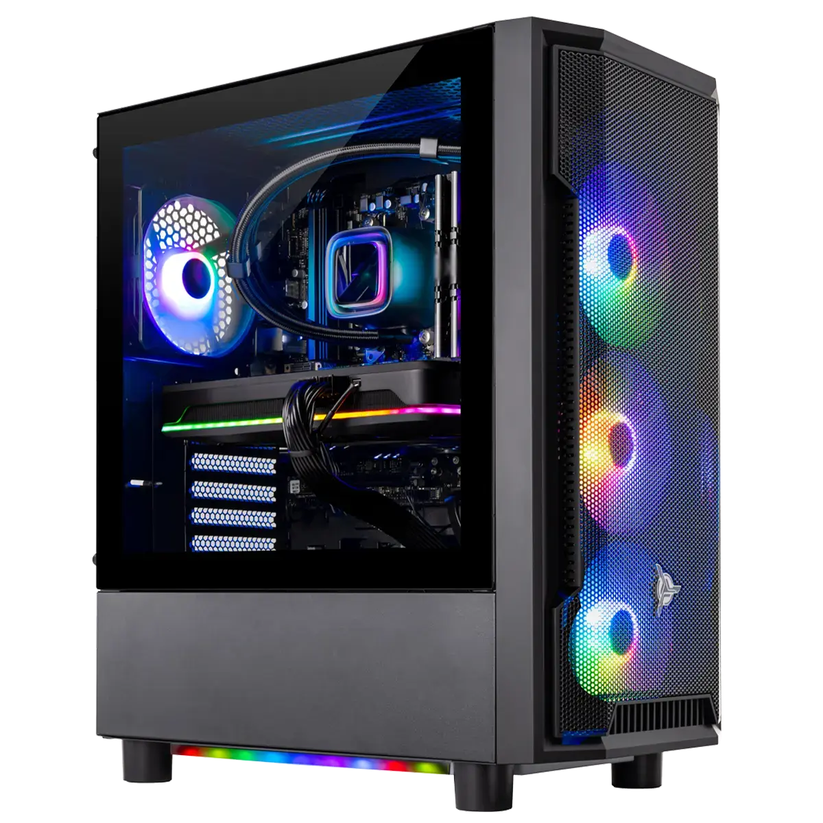 Shadow 4 Gaming PC - AMD AMD R5 5500, Intel Intel ARC B580 - Front View
