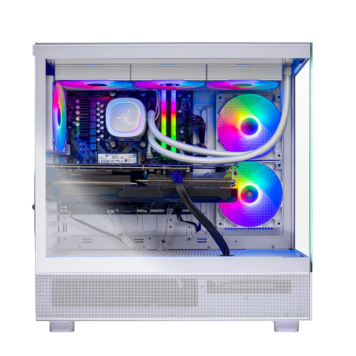 新品Ryzen77800X3DRTX4070TISUPER32GBHDD8TB Amazon.com: Skytech Gaming King 95 Gaming PC, AMD Ryzen 7 7700 3.8