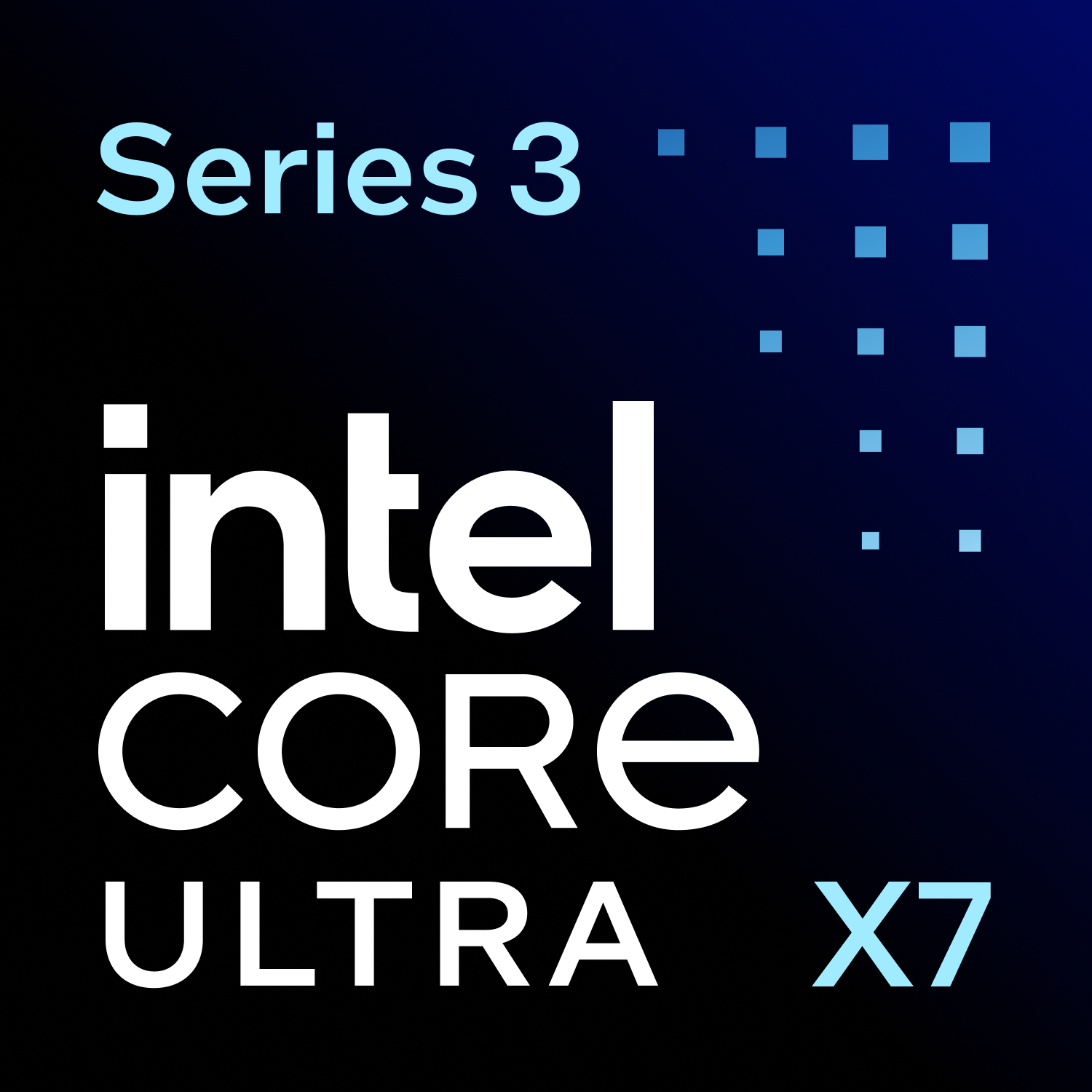 Intel Core Ultra X7 Badge