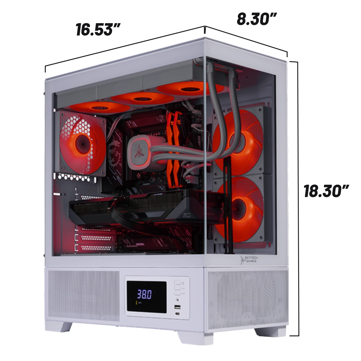 Azure 3 Plus Gaming PC - AMD AMD R7 9700X, AMD AMD Radeon 9070 - Thumbnail 2