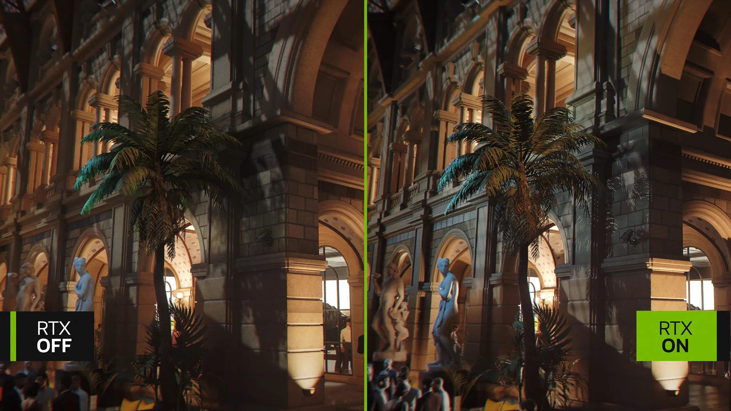 Path Tracing comparison - RTX ON vs OFF