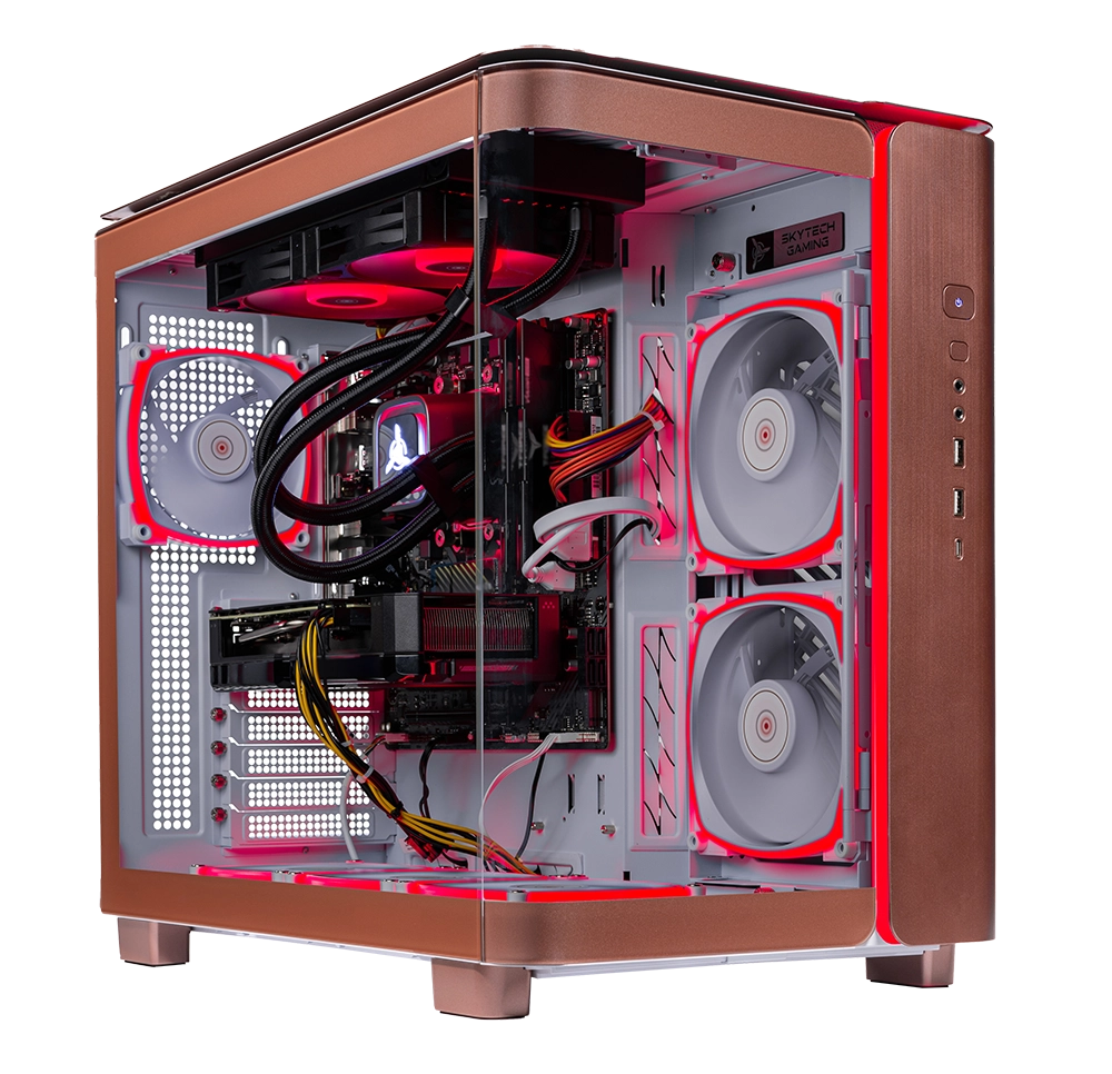 King95 Gaming PC - Intel Intel i7 14700F, Nvidia Nvidia RTX 5070 Ti 16GB - Front View