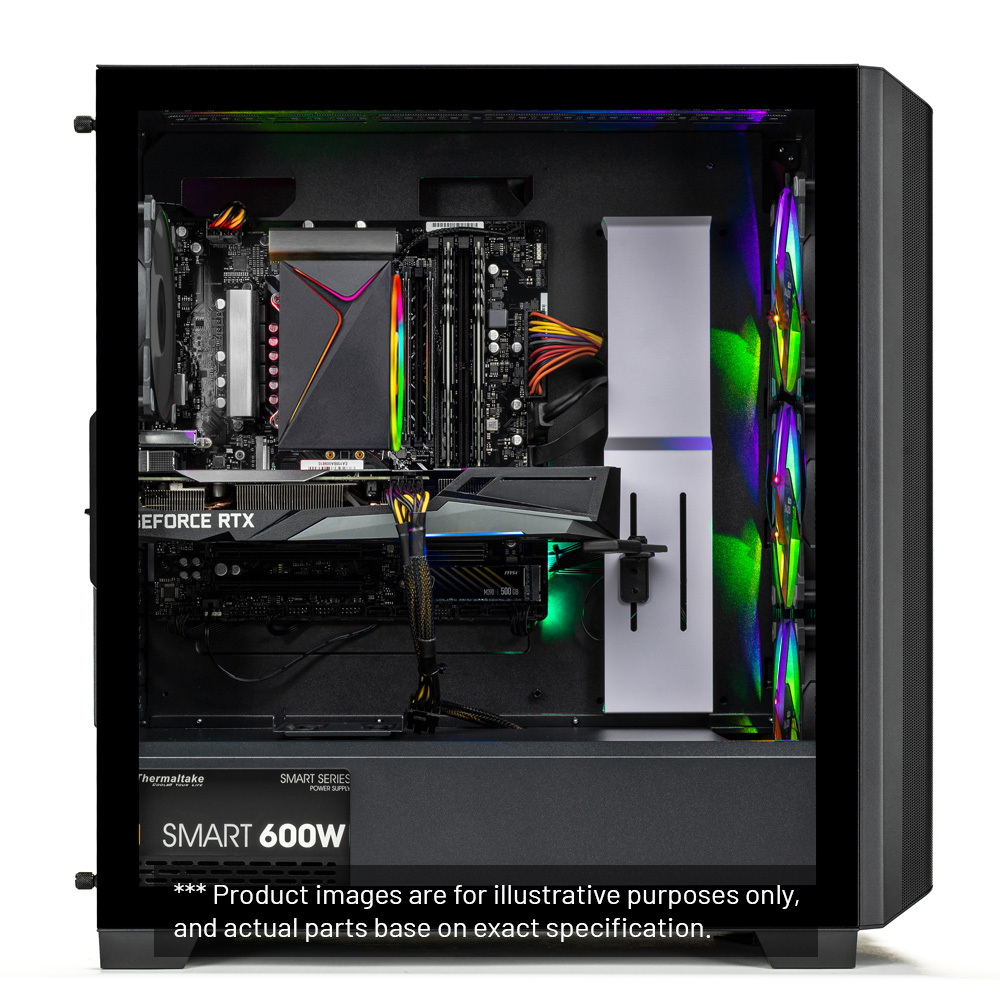 Siege 4 Gaming PC - Intel Intel i5 10400F, Nvidia Nvidia RTX 3060 - Thumbnail 2