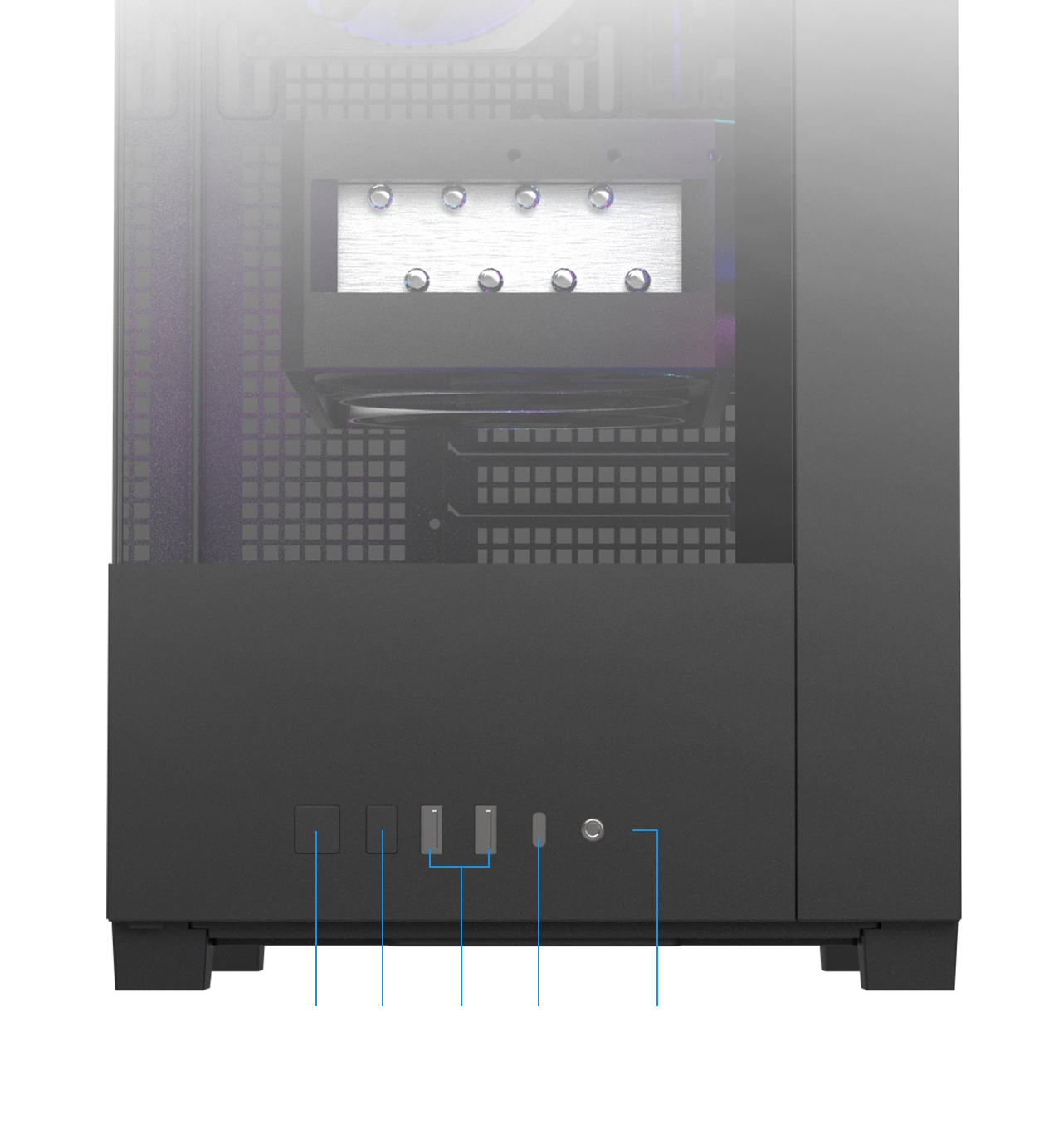 Front I/O design