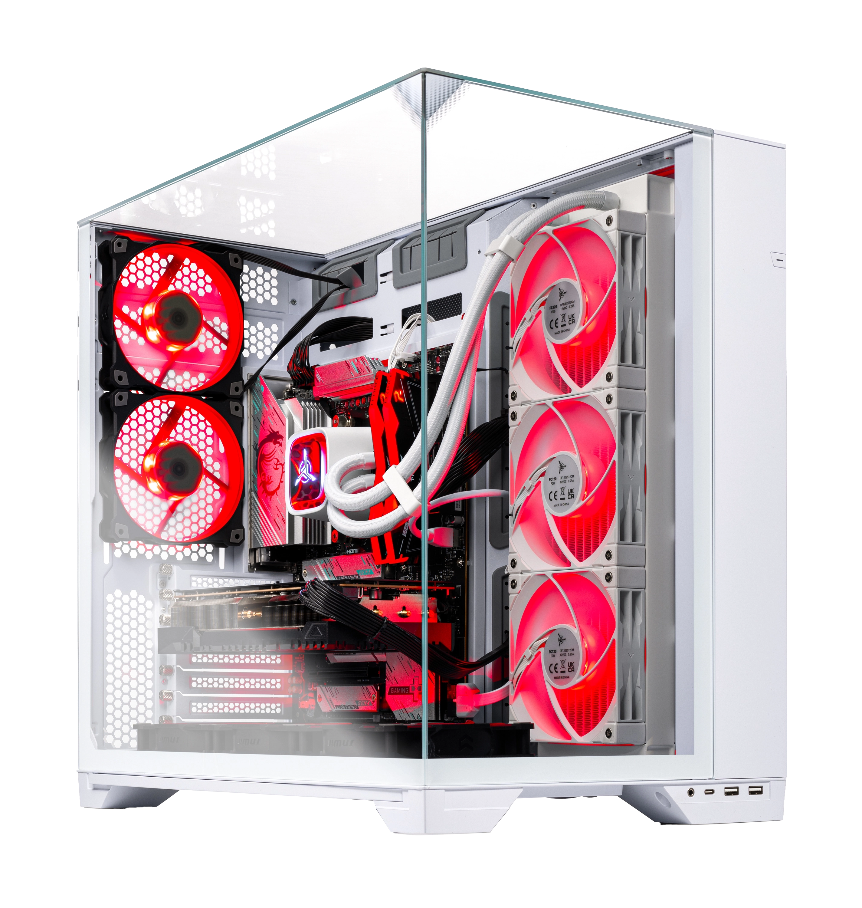 O11 Vision Gaming PC - AMD AMD R7 9850X3D, Nvidia Nvidia RTX 5080 16GB - Thumbnail 3