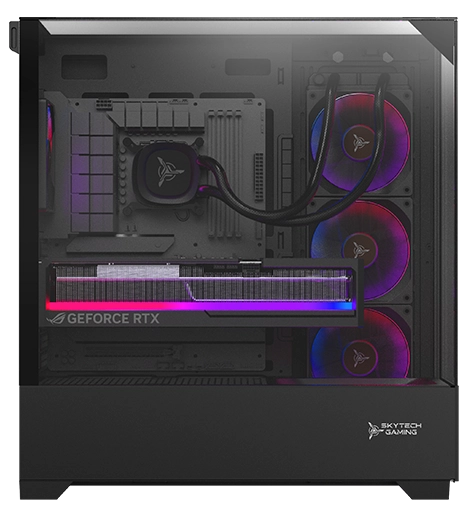 Shadow 5 Gaming PC with tempered glass